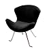 Ultra Soft Wing Chair - Black