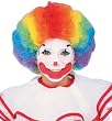 Multi Color Clown Costume Wig