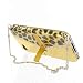 (Gold) Leopard Print Handbag Bag design Plastic Stand Case / Cover / Skin / Shell for iPhone 4 / 4S + Free USB Cable and Screen Protector (7169-6)
