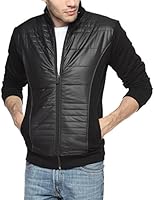 Campus Sutra Men's Cotton Jacket (AW15_JK_M_P12_BL_M__Medium)