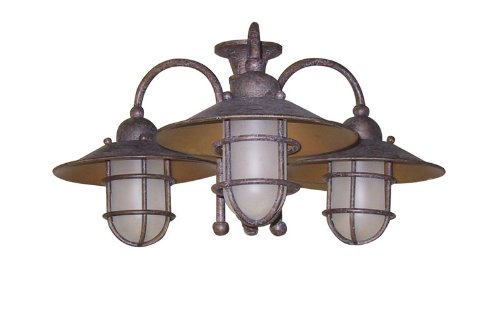 Monte Carlo MC89OC-L 3-Light Frosted Glass