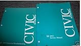 2003 Honda Civic Hybrid Service Shop Repair Manual Set (Factory Service Manual, and the electrical troubleshooting manual.)