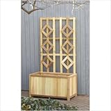 Cedar Planter with Trellis