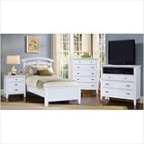 Twilight Snow White Arch Twin Bedroom Set
