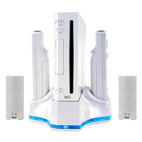 Dual Charge Station with Cooler for Nintendo Wii