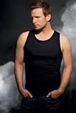 HANES STEDMAN CLASSIC MENS VEST TANK TOP BLACK OR WHITE