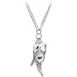 Handcrafted Heart Angel Wing Necklace