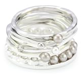 Kenneth Cole New York Multi-Row Rings, Size 7.