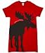 Hatley I Moose be Dreaming Sleepshirt (One Size, Red/Black)