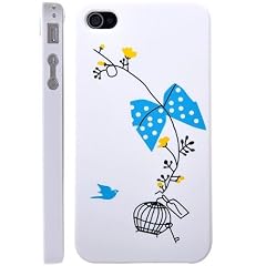 Iprotect ORIGINAL APPLE IPHONE 4 / 4S VOGEL UND K�FIG IGLAZE HARDCASE / H�LLE WEISS / BLAU