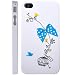 Iprotect ORIGINAL APPLE IPHONE 4 / 4S VOGEL UND K�FIG IGLAZE HARDCASE / H�LLE WEISS / BLAU