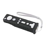 Silicone Skin Case for Nintendo Wii Remote Control, Black Tennis Racquet Grip
