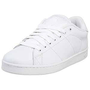 DVS Men's Revival SP4 Skateboard Shoe,White/White Leather,10 M US