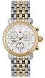 Michele Watches Women's CSX33 Diamond Two Tone Watch MWW03B000191
