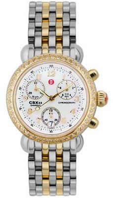 Michele CSX 33 Diamond Two-Tone Steel Ladies Watch MWW03B000191
