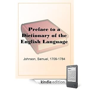 Preface to a Dictionary of the English Language