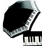 Punk Rock Retro PIANO Collapsible Rain Umbrella