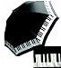 Punk Rock Retro PIANO Rain Umbrella