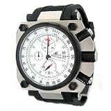 Adee Kaye Airmaster Men's Oversized Chronograph Watch White Dial Model AK4006