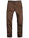 Match Mens Slim Tapered Flat Front Casual Pants (34, 8025 Dark Brown#2)