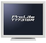 Iiyama ProLite T1731SR 43,2cm (17 Zoll) Touchscreen Monitor DVI-D (Kontrast dyn. 900:1, 5ms Reaktionszeit) wei&szlig;