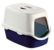 Stefanplast CATHY F Katzentoilettenhaus m. Türe+Filter, blau, 56x40x40cm