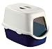 Stefanplast  CATHY F Katzentoilettenhaus m. Türe+Filter, blau, 56x40x40cm