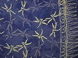 "Dragonflies 3" 44" X 66" Sarong. Free Wooden Bead Stretch Necklace!