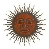 Sweet Smiling Sun Metal Wall Hanging Art 24 