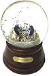 Gillette Stadium In Musical Globe. Clap In Hands "You Gotta Be A Football Hero" Plays