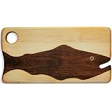 Fish Cutting Board, Dark Fish Light Board by Shaker