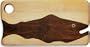 Fish Cutting Board, Dark Fish/Light Board