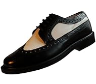 black and white wingtips