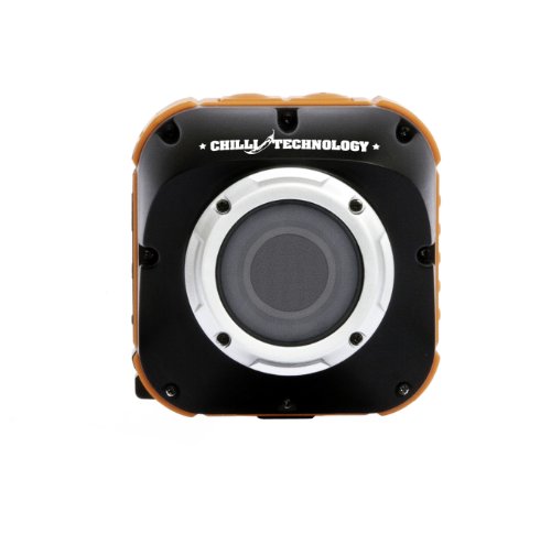 Chilli Technology Sports Pro Action Camera/Headcam - Orange/Black