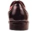 Bolano Mens Two-Toned Black and Red Classic Smooth Dress Shoe with Wing-Tip and Perforated Detailing: Style Elwyn Red-212