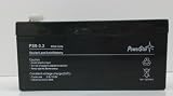 Powersonic PS-832 - 8 Volt/3.2 Amp Hour Sealed Lead Acid Battery with 0.187 Fast-on Terminals By POWERSTAR