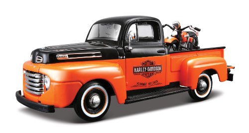 Maisto 532171 - 1:24 Harley Davidson Ford F-1 Pickup '48 + FL Panhead '48