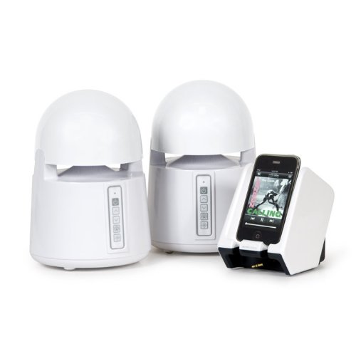 Buy Grace Digital GDI-AQBLT300 Indoor/Outdoor Water Resistant Wireless Speakers with Dual Powered Transmitter