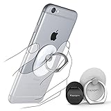 【Spigen】 スマホ リング, スタイルリング [落下防止 + スタンド機能 + 車載ホルダー] iPhone6s / iPhone6s Plus / iPhone 6 / Galaxy / Xperia Z5 / Nexus 5X / タブレット ケース 対応 (シルバー ) SGP11760