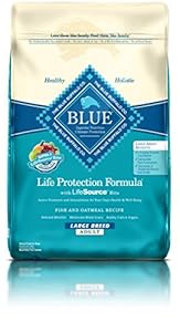 Blue Buffalo BLUE Adult Dog Natural Fish & Oatmeal Large Breed 30 lb Blue Buffalo BLUE Adult Dog Natural Fish & Oatmeal Large Breed 30 lb