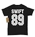 Expression Tees Swift 89 Birth Year Music Fan Era Poets Department Lover Womens T-shirt