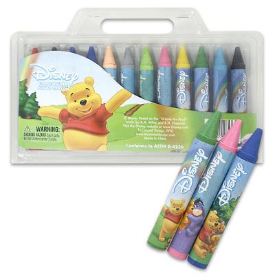 Super Jumbo 12 Pack Winnie The Pooh Crayons