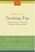 McKeachie's Teaching Tips: Strategies, Research, and Theory for College and University Teachers (College Teaching)