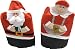 Mr and Mrs Santa Claus Seat Cover - Christmas Holiday Chair Covers 2 Pc Set