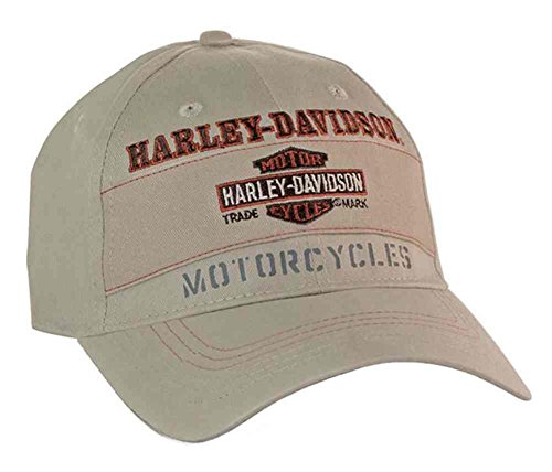 Harley-Davidson Men's Baseball Cap, Nostalgic Bar & Shield Logo, Khaki BC31304