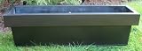 Outdoor Living : Black Zinc Trough/Window Box 60cm Long