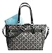 Coach Chelsea Signature Op Art Baby Diaper Multifunction Laptop Business Bag Purse Tote 17177 Black Grey