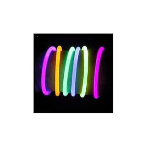 100 8 inch Glowstick Glow Stick Light Bracelets Assorted Colors