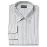 Van Heusen Wrinkle Free Broadcloth Fancy Dress Shirt - Point Collar