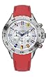 Nautica NST Chronograph Red Polyurethane Mens Watch N16532G